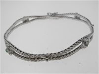 Armband Dame in Weißgold Smeraldo CODATO0024